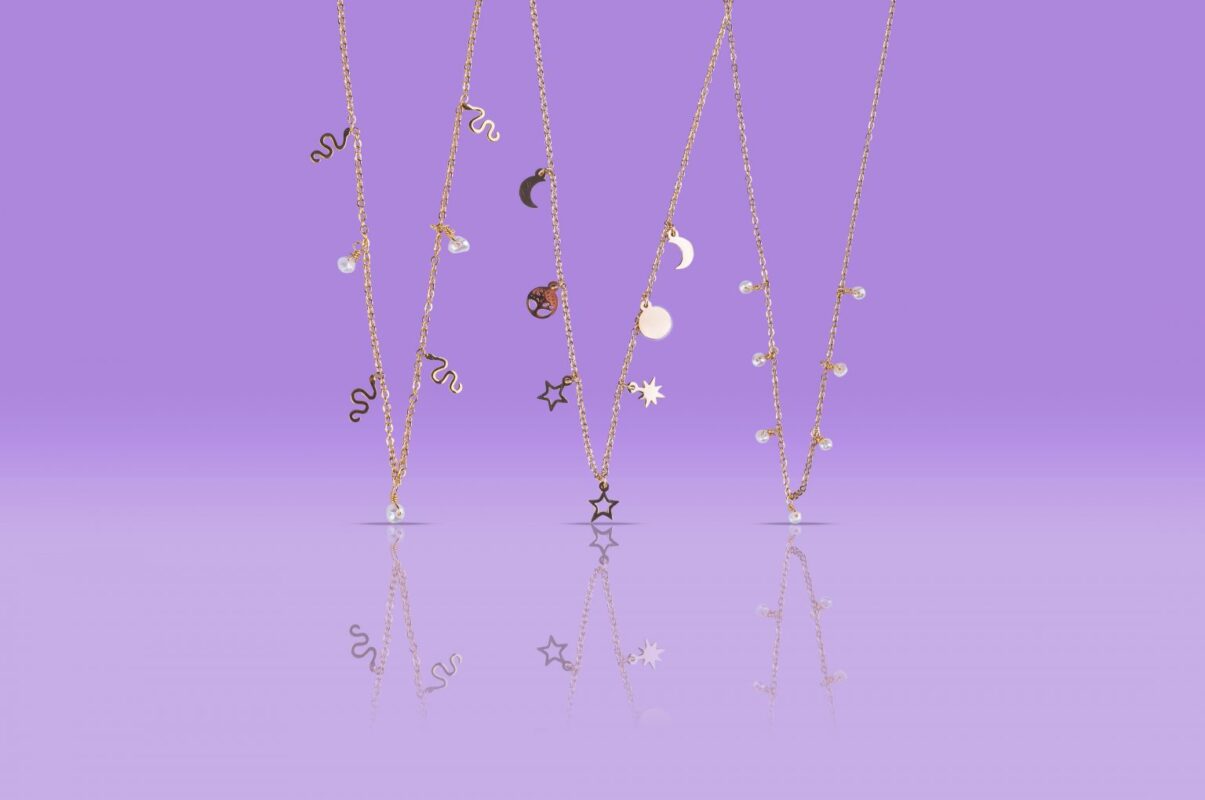various necklaces